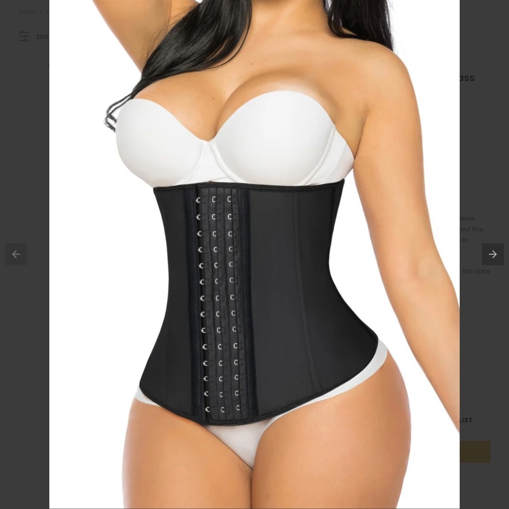 2 X NEW Black Waist Trainer Corset for Women